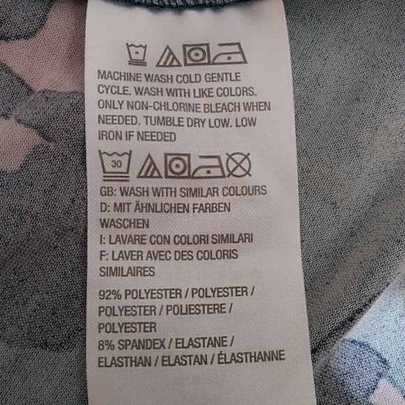 Du Jour Floral Faux Wrap Knit Maxi Dress Plus XLP Teal Pink - Picture 12 of 16